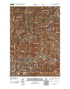 Degan Mountain Idaho Historical topographic map, 1:24000 scale, 7.5 X 7.5 Minute, Year 2011