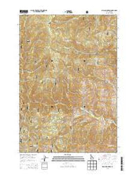 Degan Mountain Idaho Current topographic map, 1:24000 scale, 7.5 X 7.5 Minute, Year 2013