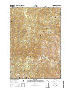 Degan Mountain Idaho Current topographic map, 1:24000 scale, 7.5 X 7.5 Minute, Year 2013