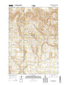 Dempsey Meadows Idaho Current topographic map, 1:24000 scale, 7.5 X 7.5 Minute, Year 2013