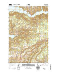 Dent Idaho Current topographic map, 1:24000 scale, 7.5 X 7.5 Minute, Year 2013