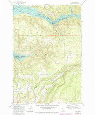 Dent Idaho Historical topographic map, 1:24000 scale, 7.5 X 7.5 Minute, Year 1969