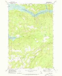 Dent Idaho Historical topographic map, 1:24000 scale, 7.5 X 7.5 Minute, Year 1969