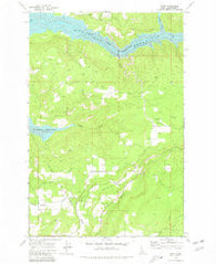 Dent Idaho Historical topographic map, 1:24000 scale, 7.5 X 7.5 Minute, Year 1969