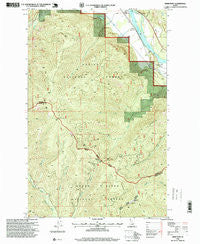 Derr Point Idaho Historical topographic map, 1:24000 scale, 7.5 X 7.5 Minute, Year 1996
