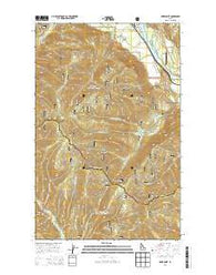 Derr Point Idaho Current topographic map, 1:24000 scale, 7.5 X 7.5 Minute, Year 2013