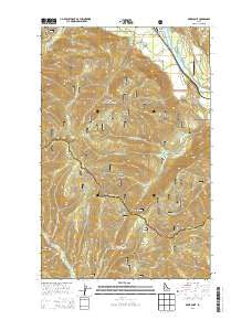 Derr Point Idaho Current topographic map, 1:24000 scale, 7.5 X 7.5 Minute, Year 2013