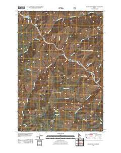 Devils Teeth Rapids Idaho Historical topographic map, 1:24000 scale, 7.5 X 7.5 Minute, Year 2011