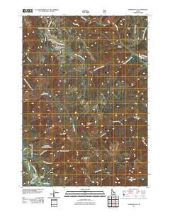 Diamond Flat Idaho Historical topographic map, 1:24000 scale, 7.5 X 7.5 Minute, Year 2011