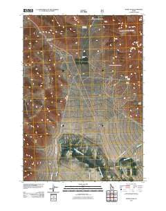 Dickey Peak Idaho Historical topographic map, 1:24000 scale, 7.5 X 7.5 Minute, Year 2011