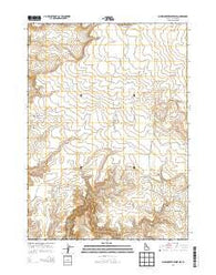 Dickshooter Reservoir Idaho Current topographic map, 1:24000 scale, 7.5 X 7.5 Minute, Year 2013