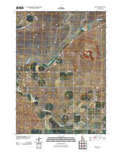 Dietrich Idaho Historical topographic map, 1:24000 scale, 7.5 X 7.5 Minute, Year 2010