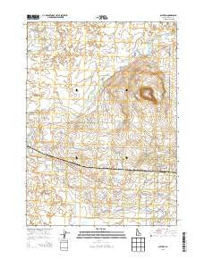 Dietrich Idaho Current topographic map, 1:24000 scale, 7.5 X 7.5 Minute, Year 2013