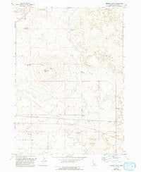 Dietrich Butte Idaho Historical topographic map, 1:24000 scale, 7.5 X 7.5 Minute, Year 1971