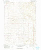 Dietrich Butte Idaho Historical topographic map, 1:24000 scale, 7.5 X 7.5 Minute, Year 1971