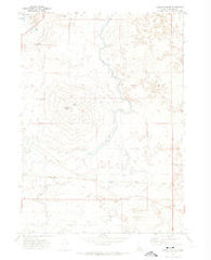 Dietrich Butte Idaho Historical topographic map, 1:24000 scale, 7.5 X 7.5 Minute, Year 1971