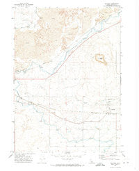 Dietrich Idaho Historical topographic map, 1:24000 scale, 7.5 X 7.5 Minute, Year 1971