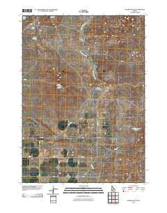 Dietrich Butte Idaho Historical topographic map, 1:24000 scale, 7.5 X 7.5 Minute, Year 2010