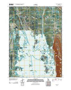 Dingle Idaho Historical topographic map, 1:24000 scale, 7.5 X 7.5 Minute, Year 2010