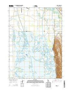 Dingle Idaho Current topographic map, 1:24000 scale, 7.5 X 7.5 Minute, Year 2013