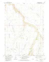 Dishpan Idaho Historical topographic map, 1:24000 scale, 7.5 X 7.5 Minute, Year 1979