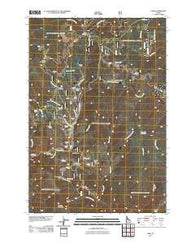 Dixie Idaho Historical topographic map, 1:24000 scale, 7.5 X 7.5 Minute, Year 2011