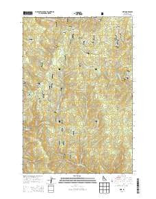Dixie Idaho Current topographic map, 1:24000 scale, 7.5 X 7.5 Minute, Year 2013