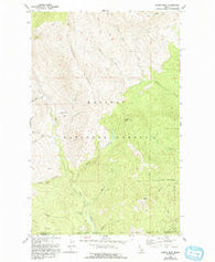 Dodge Peak Idaho Historical topographic map, 1:24000 scale, 7.5 X 7.5 Minute, Year 1967