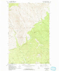Dodge Peak Idaho Historical topographic map, 1:24000 scale, 7.5 X 7.5 Minute, Year 1967