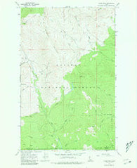 Dodge Peak Idaho Historical topographic map, 1:24000 scale, 7.5 X 7.5 Minute, Year 1967