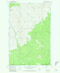 Dodge Peak Idaho Historical topographic map, 1:24000 scale, 7.5 X 7.5 Minute, Year 1967