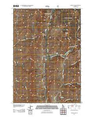 Dodson Pass Idaho Historical topographic map, 1:24000 scale, 7.5 X 7.5 Minute, Year 2011