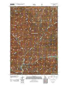 Dog Creek Idaho Historical topographic map, 1:24000 scale, 7.5 X 7.5 Minute, Year 2011