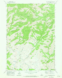 Dollarhide Mtn Idaho Historical topographic map, 1:24000 scale, 7.5 X 7.5 Minute, Year 1970