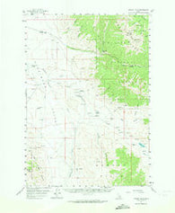 Donkey Hills Idaho Historical topographic map, 1:62500 scale, 15 X 15 Minute, Year 1956