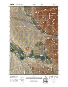 Donkey Hills NW Idaho Historical topographic map, 1:24000 scale, 7.5 X 7.5 Minute, Year 2011