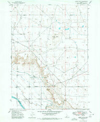 Dorsey Butte Idaho Historical topographic map, 1:24000 scale, 7.5 X 7.5 Minute, Year 1947