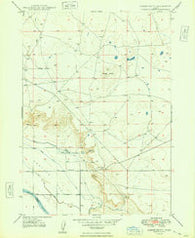 Dorsey Butte Idaho Historical topographic map, 1:24000 scale, 7.5 X 7.5 Minute, Year 1948