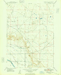 Dorsey Butte Idaho Historical topographic map, 1:24000 scale, 7.5 X 7.5 Minute, Year 1948