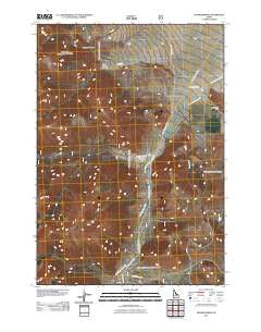 Doublespring Idaho Historical topographic map, 1:24000 scale, 7.5 X 7.5 Minute, Year 2011
