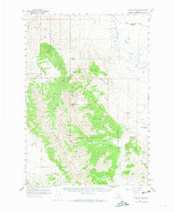 Doublespring Idaho Historical topographic map, 1:62500 scale, 15 X 15 Minute, Year 1956