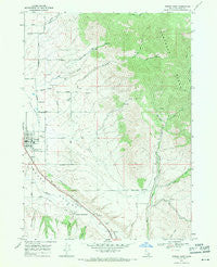 Downey East Idaho Historical topographic map, 1:24000 scale, 7.5 X 7.5 Minute, Year 1968