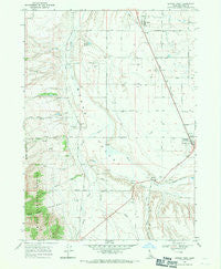 Downey West Idaho Historical topographic map, 1:24000 scale, 7.5 X 7.5 Minute, Year 1968