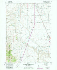 Downey West Idaho Historical topographic map, 1:24000 scale, 7.5 X 7.5 Minute, Year 1968