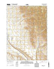 Downey East Idaho Current topographic map, 1:24000 scale, 7.5 X 7.5 Minute, Year 2013
