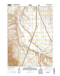 Downey West Idaho Current topographic map, 1:24000 scale, 7.5 X 7.5 Minute, Year 2013