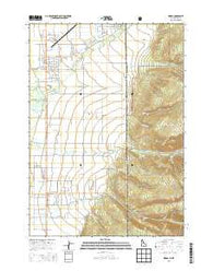 Driggs Idaho Current topographic map, 1:24000 scale, 7.5 X 7.5 Minute, Year 2013