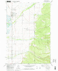 Driggs Idaho Historical topographic map, 1:24000 scale, 7.5 X 7.5 Minute, Year 1978