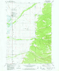 Driggs Idaho Historical topographic map, 1:24000 scale, 7.5 X 7.5 Minute, Year 1978