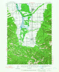 Driggs Idaho Historical topographic map, 1:62500 scale, 15 X 15 Minute, Year 1943
